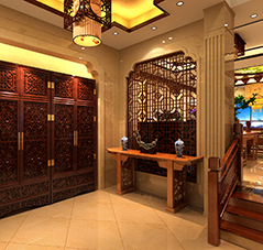 北京大兴现代中式别墅装修效果图,演绎最恰当的时尚优雅