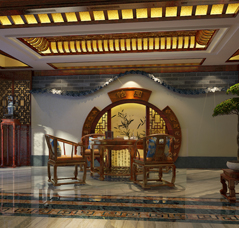 章总豪华别墅古典中式装修案例—恒古不变的柔情