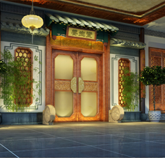 休闲会所 上海中医养生馆简约中式装修—自然 怡情