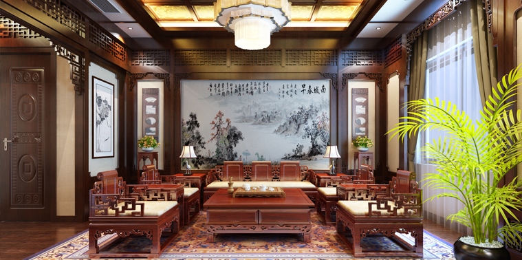 上海王公馆会所新中式装修案例——宁静纯朴，静谧怡然