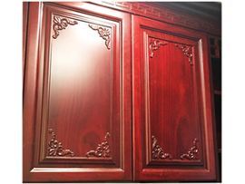 纯实木橱柜-实木雕花橱柜-洗手柜