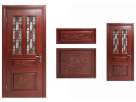 雕花格门-花格门-卫生间门