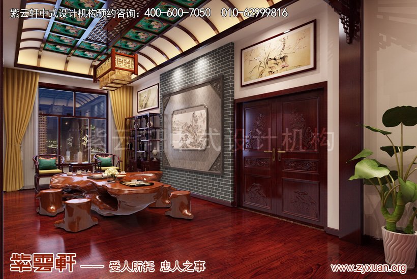 当古典与现代碰撞，带来的是高档装修效果图的雅致