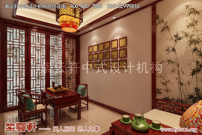 新版别墅装修效果图欣赏，红木雕琢显宁静华贵姿态