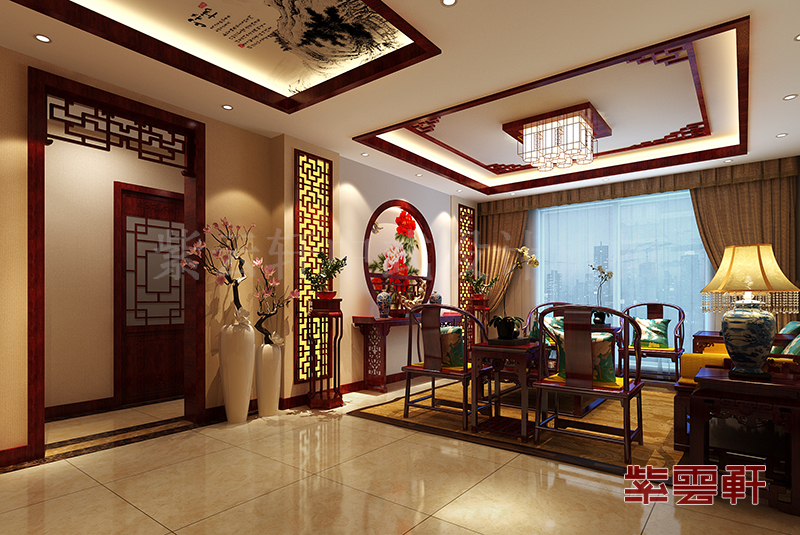 客厅豪华装修图片大全，6套中式客厅装修效果图展示