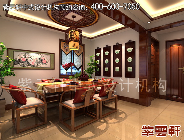 北京复式楼房屋新中式风格装修设计图片  雍容华贵雅而不俗