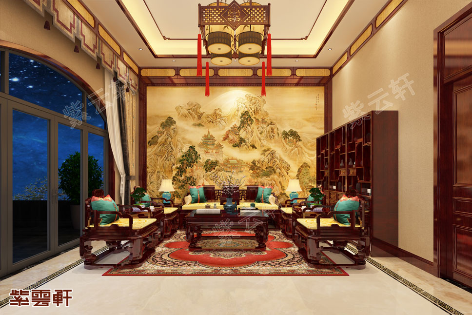 山西省晋中市别墅中式装修  享受这明媚春光