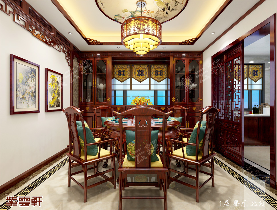 让人心驰神往的中式装修豪宅，进门便是诗情画意