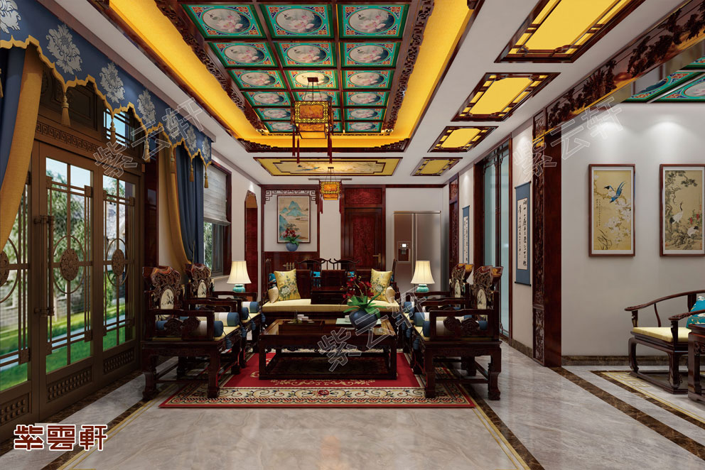 古城西安的豪宅中式装修风格，车马喧嚣中静守本心