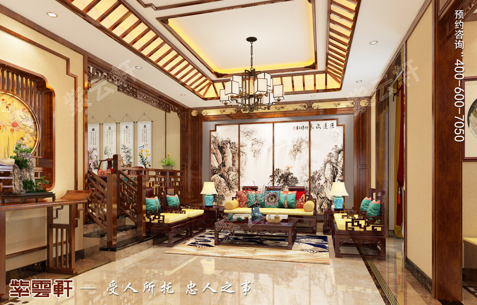 古典中式别墅装修将传统艺术贯彻到底