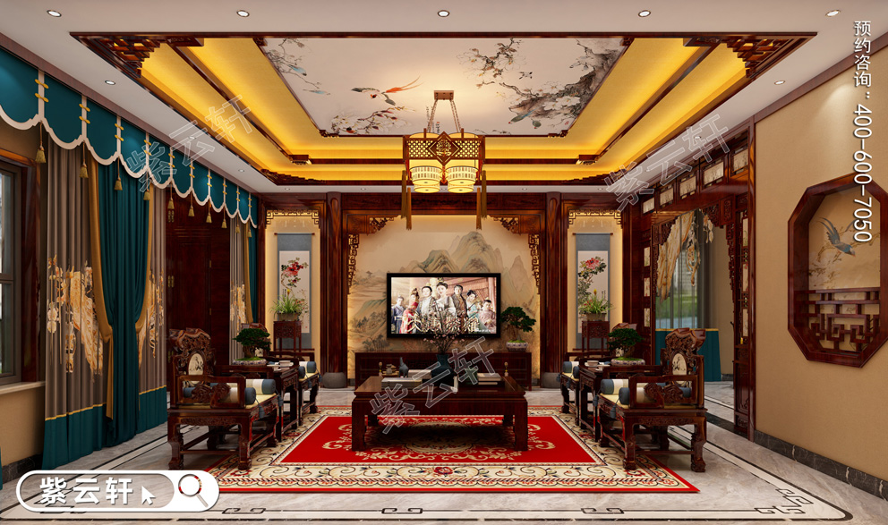 中式别墅装修风格效果图