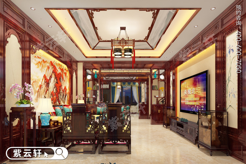 古典中式别墅设计效果图