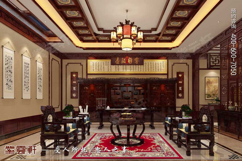 古典风格豪华装修将大宅的静谧谦和表现出来