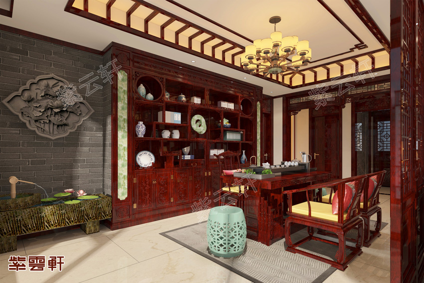 天津中式装修顶级设计让业主挣足了面子