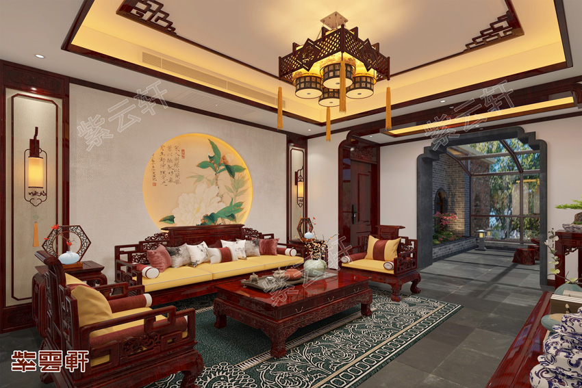 临沂中式风格四合院装修安静优雅的氛围让人沉醉