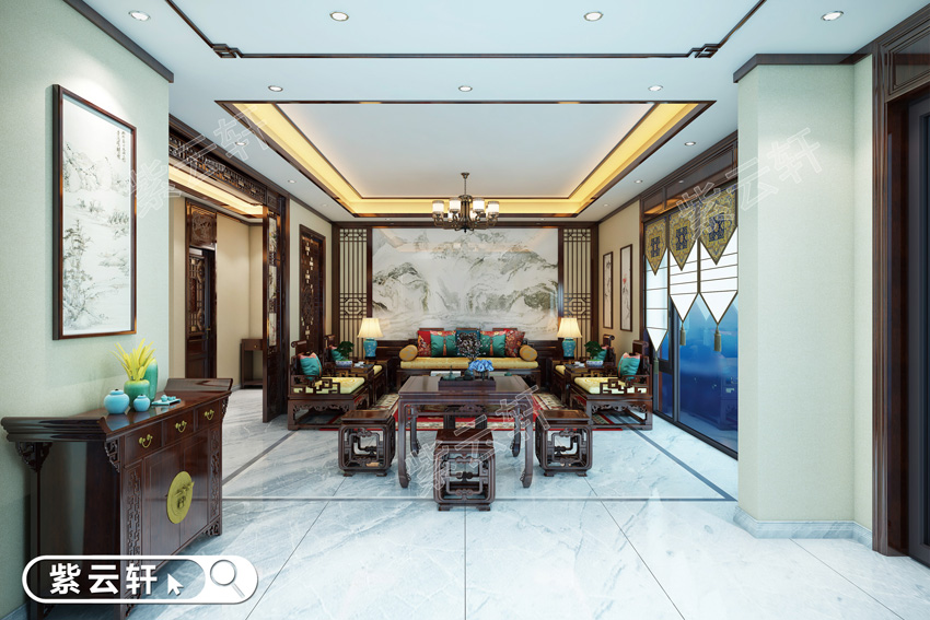 简约中式别墅装修风格也能打造时尚奢华住宅
