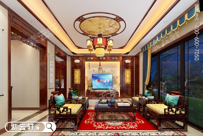 感叹于中式别墅室内装潢之诗意美学家居