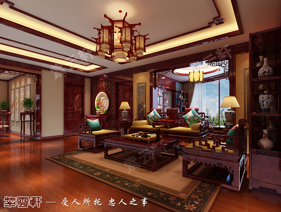 山西别墅豪华装修效果图家居也能相映成趣