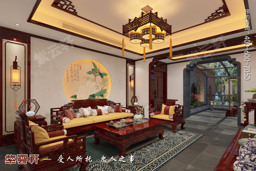 柔情万种的豪华装修别墅展中式的另一番风韵