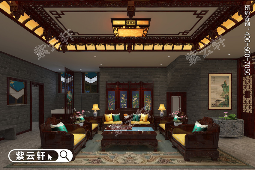 浓浓复古情中式别墅装修仿古装饰采撷古典芬芳