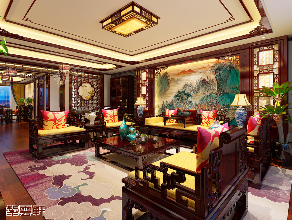 以需求为根本别墅中式风格装修打造精致唯美空间