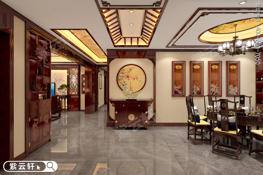 宁夏中式别墅装修满足从老人到小孩的家居需求