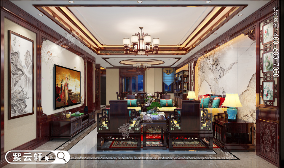 家居中式红木装修传递匠心独运的艺术风格