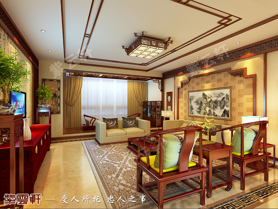 注重生活品质来看这套中式房屋装修古雅大气的家居氛围