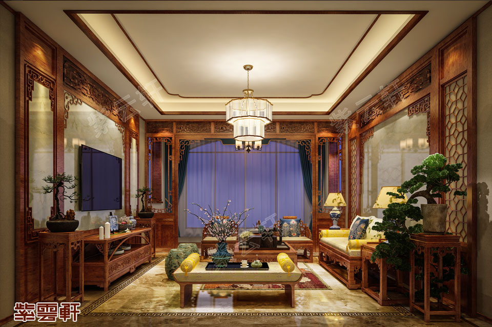 古典文化的儒雅意境在中式风格装修房屋中尽显匠心独运