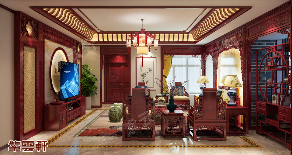 山东中式四合院设计古雅柔美展现低调中的奢华