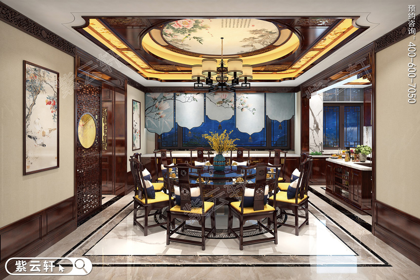 全屋中式红木装修以细节展现传统工艺下的舒雅生活