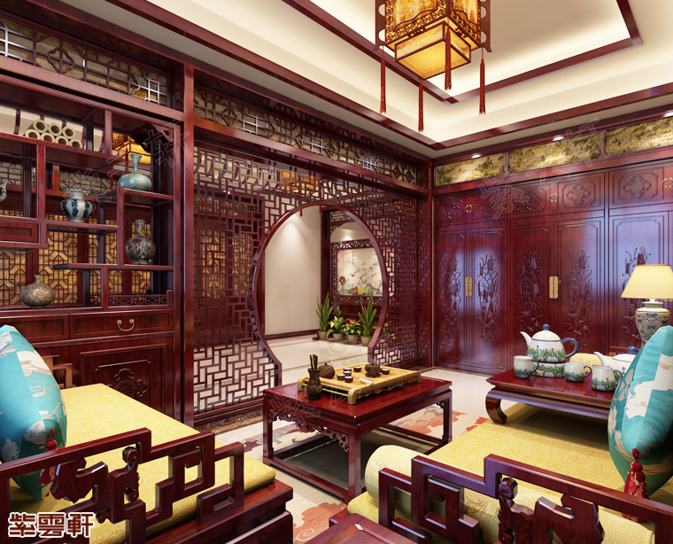 赤峰房屋中式装修风格尽显东方美学中的雅韵气质