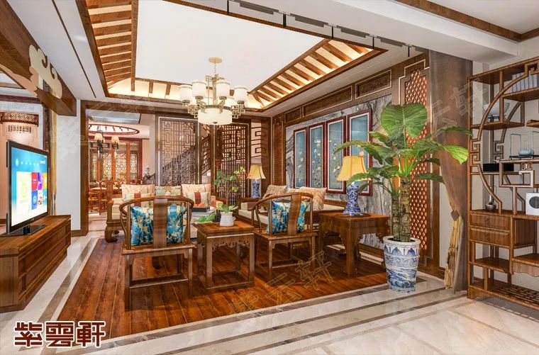 四川中式住宅装修丝丝暖意超乎您的想象