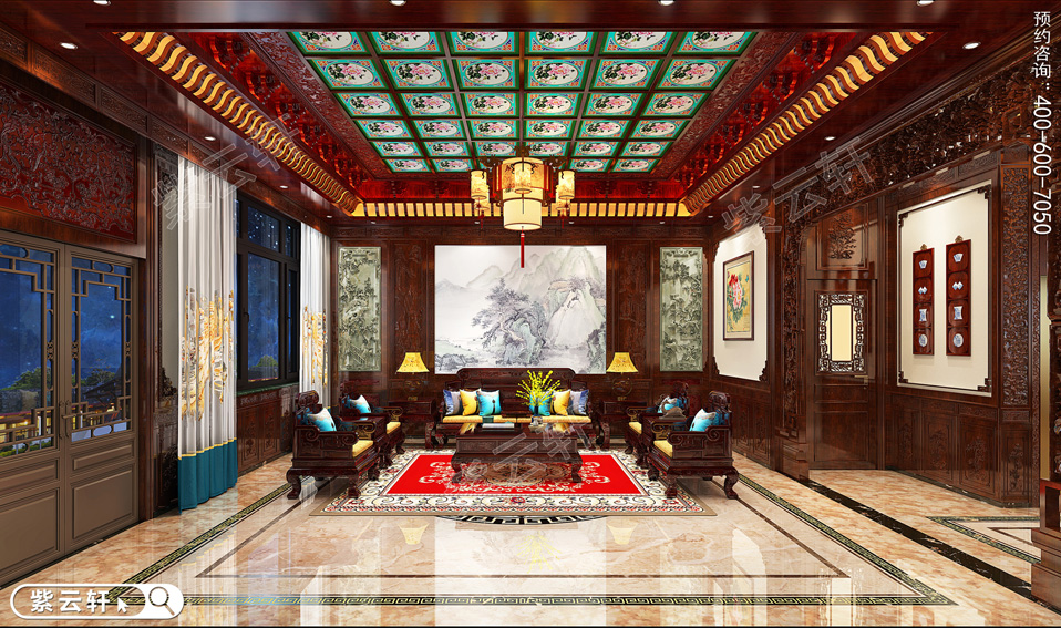 百看不厌的中式装修设计别墅厚重大气堪称豪华家居