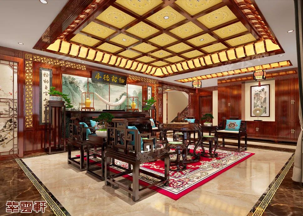 如江南美景般的豪华中式别墅装修令人陶醉