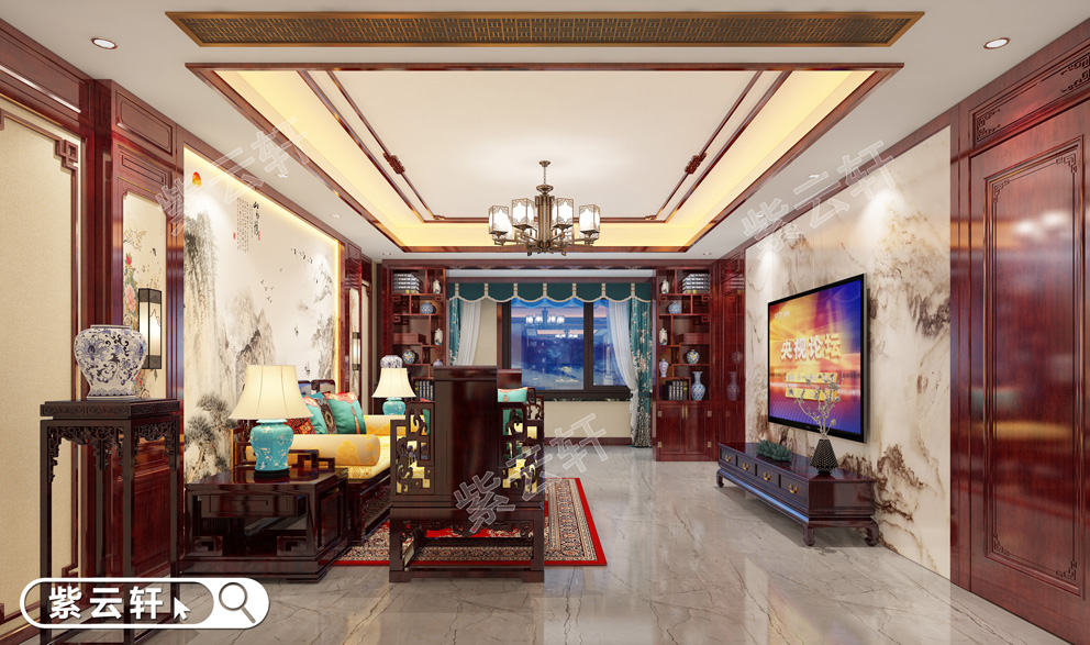感悟中式装修别墅的奥秘就知道为什么越来越多的人喜欢中式了