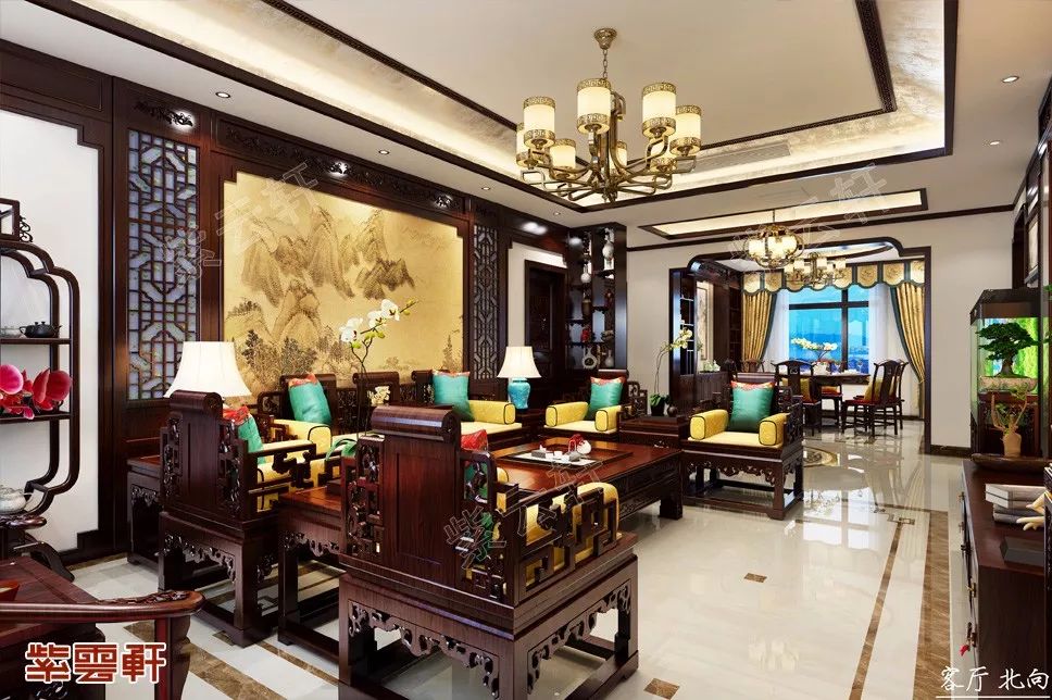 惊艳众人的中式风格别墅散发文化气息凸显大宅风范