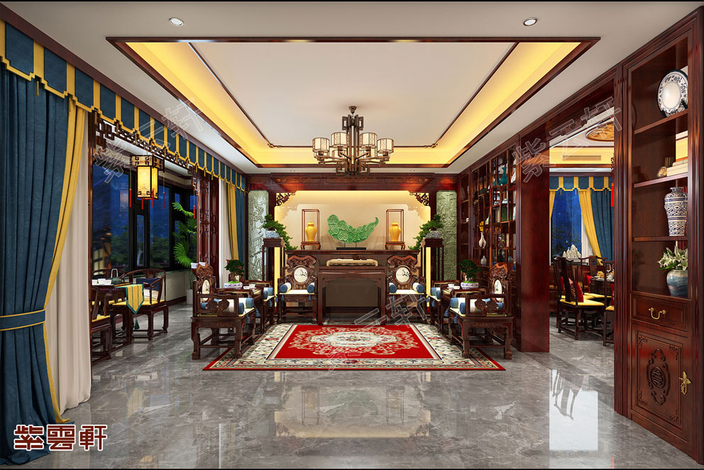大方耐看堪称大宅的中式装修风格别墅来了