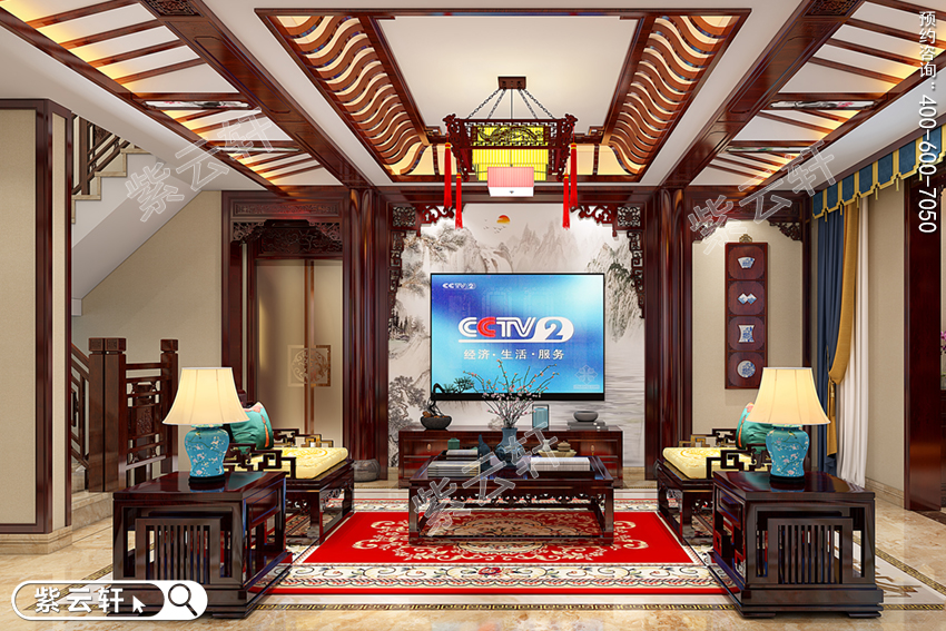 中式装修风格别墅融合古今打造令人流连忘返的家