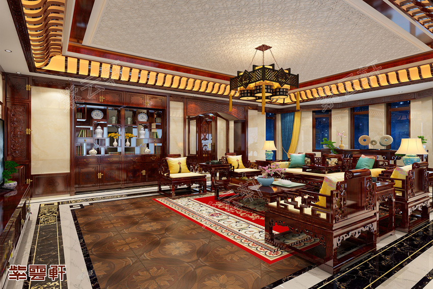 散发浓郁之美的中式风格别墅装修庄重不失传统魅力