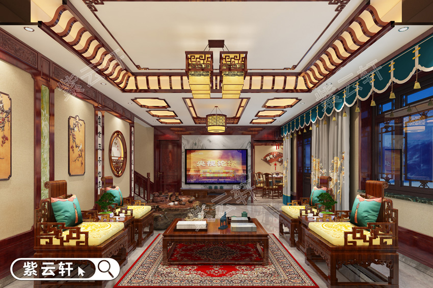 淡泊宁静的中式别墅装修设计演绎国人的生活智慧