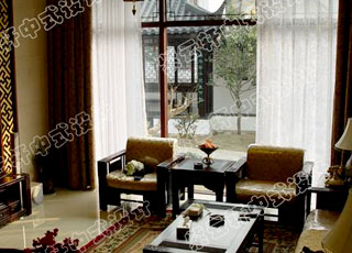新古典中式装修之江南中式豪宅古典中式装饰设计