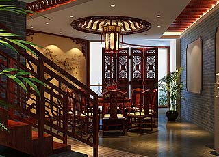 古典中式风格郑州私人会所案例—妙音袅袅意境重生