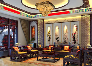 现代中式风格别墅装修设计--沧桑为饮,年华果腹