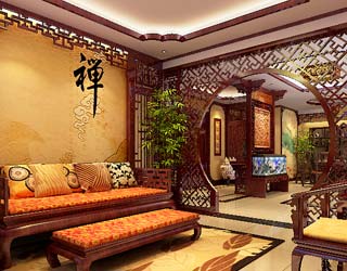 中式精品家装设计案例--耐人寻味的充实美