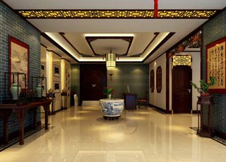 中式风格公装设计 - 办公室中式装修案例赏析
