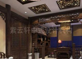 喧嚣都市心在何处—中式风格深圳收藏品公司装修案例