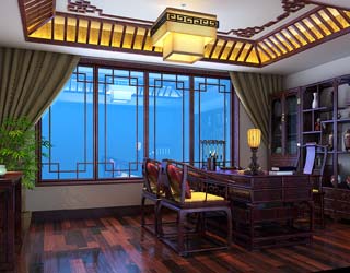 简约风格别墅中式装修案例--洒落了一地的温柔