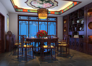 古典简约中式风格别墅设计--气质庄严