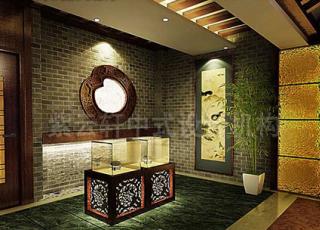 某茶楼古典中式装修设计案例-在古典中穿梭品味文化